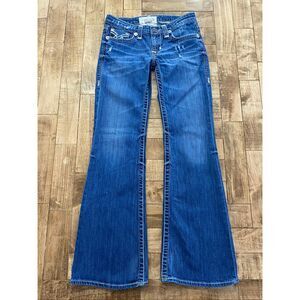 Big Star Sweet Jeans Womens 27R Bootcut Distressed Denim